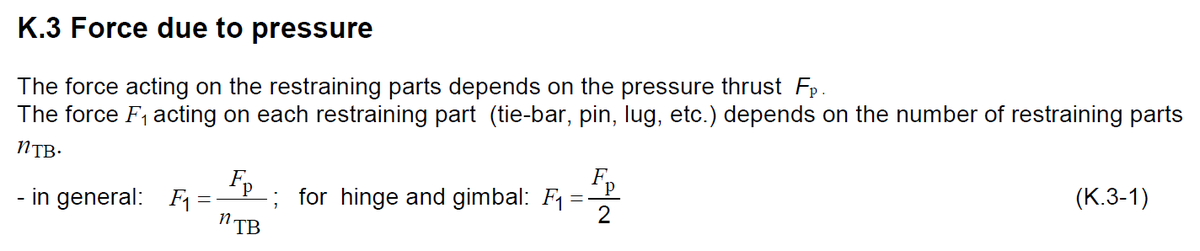 K.3 / K.5 Force Definition